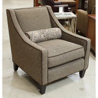 Robin Bruce Upholstered Accent Chair w/Bolster Pillow