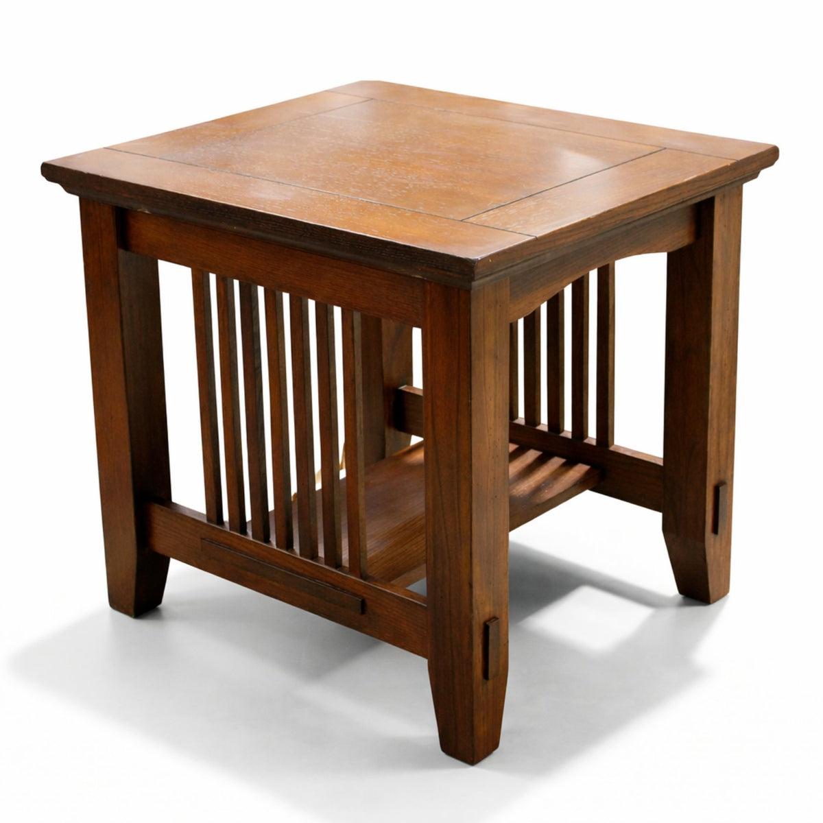 Oak Mission End Table