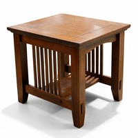 Oak Mission End Table