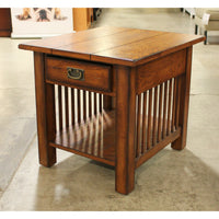 Mission Style Oak End Table