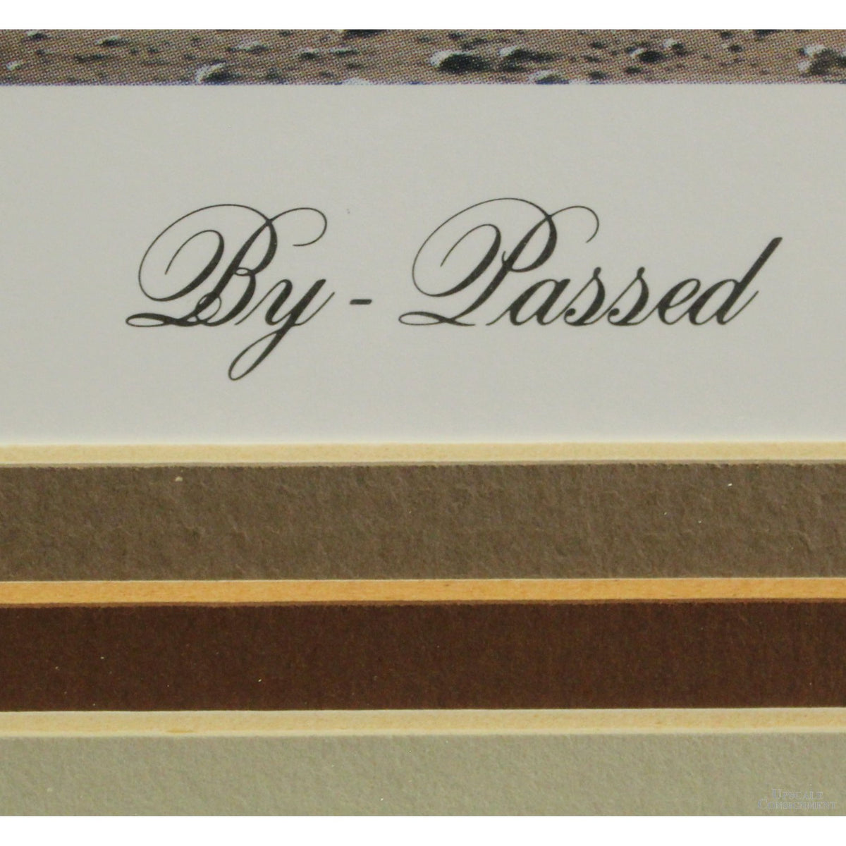 Limited Edition Print 'By-Passed' By Ward H. Nichols