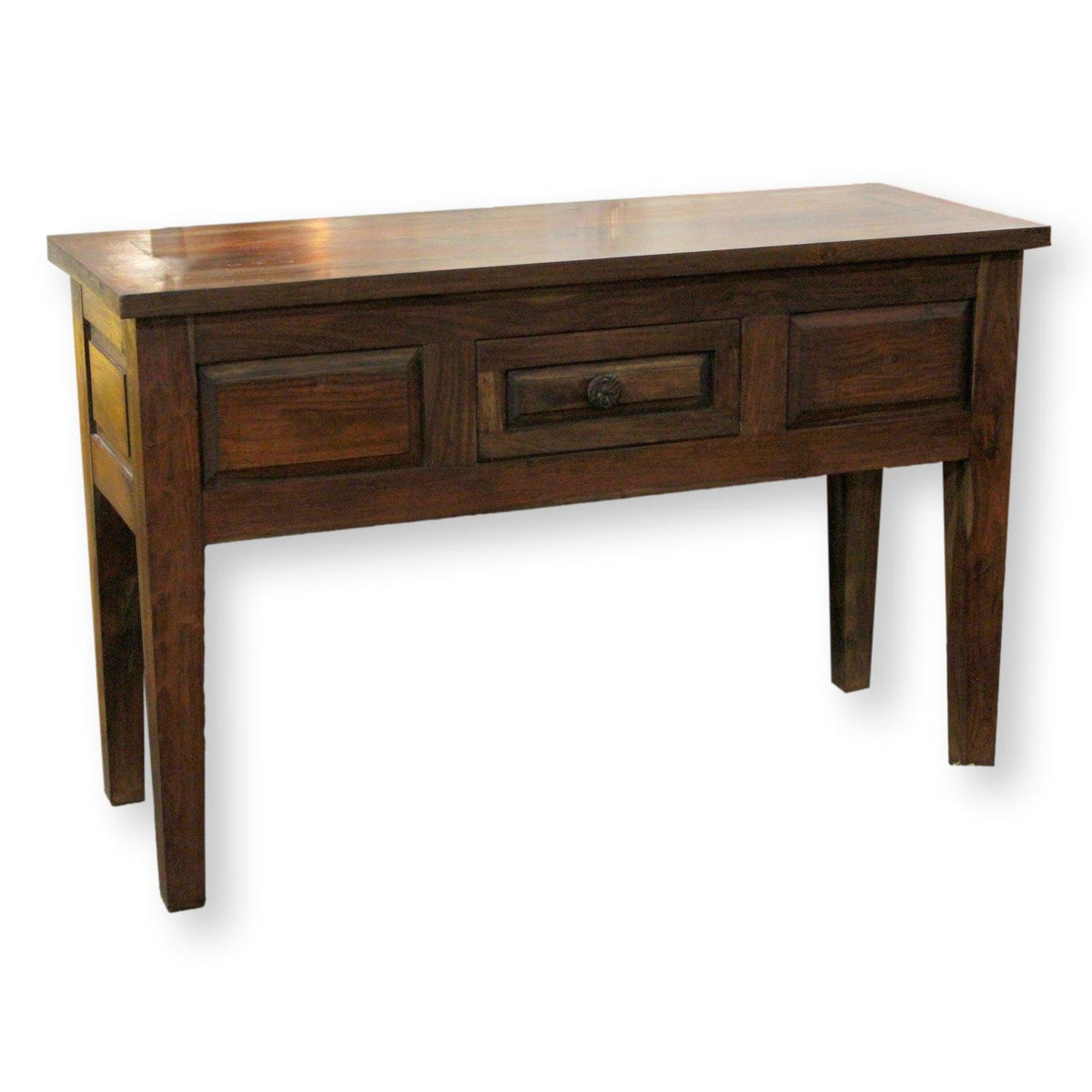 Solid Tropical Wood Console Table