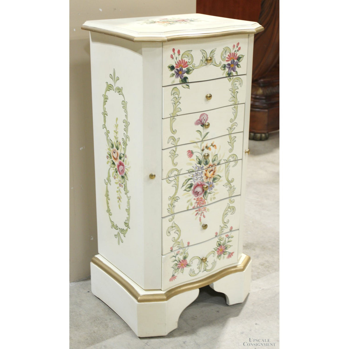 Handpainted Jewelry Armoire