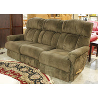 La-Z-Boy Moss Green Dual Reclining Sofa