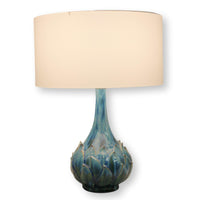 Ceramic Lotus Flower Table Lamp
