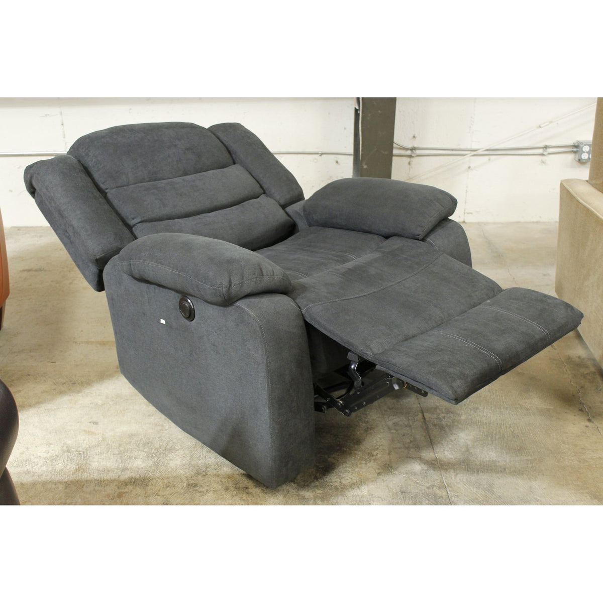 Charcoal Black Power Recliner