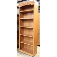 7' Golden Oak Bookcase