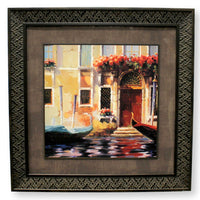 Framed Print 'Venetian Gondolas II' By Marcelo Silva