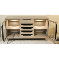 Custom Maple Server w/Wine Storage