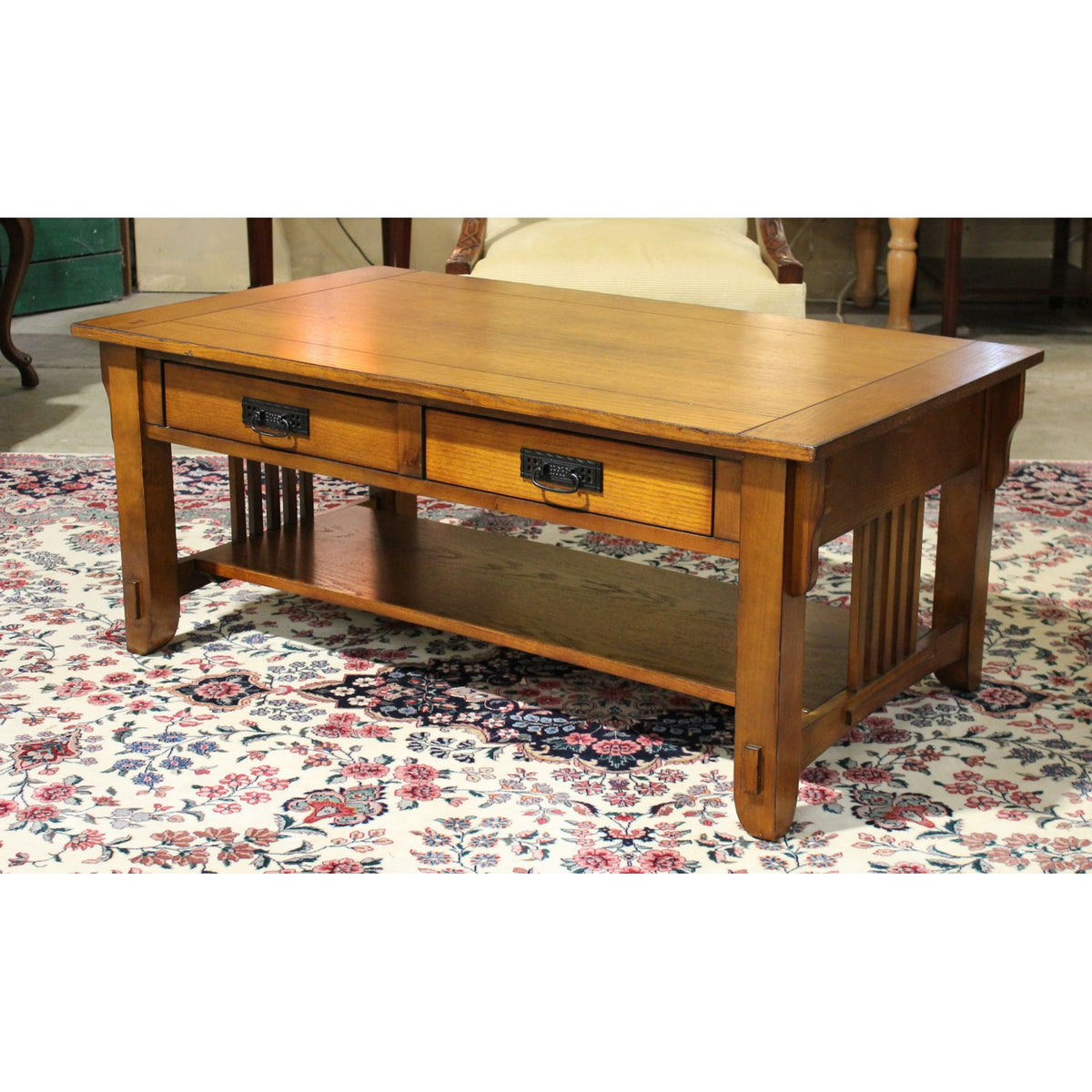 Coaster Mission Oak Coffee Table