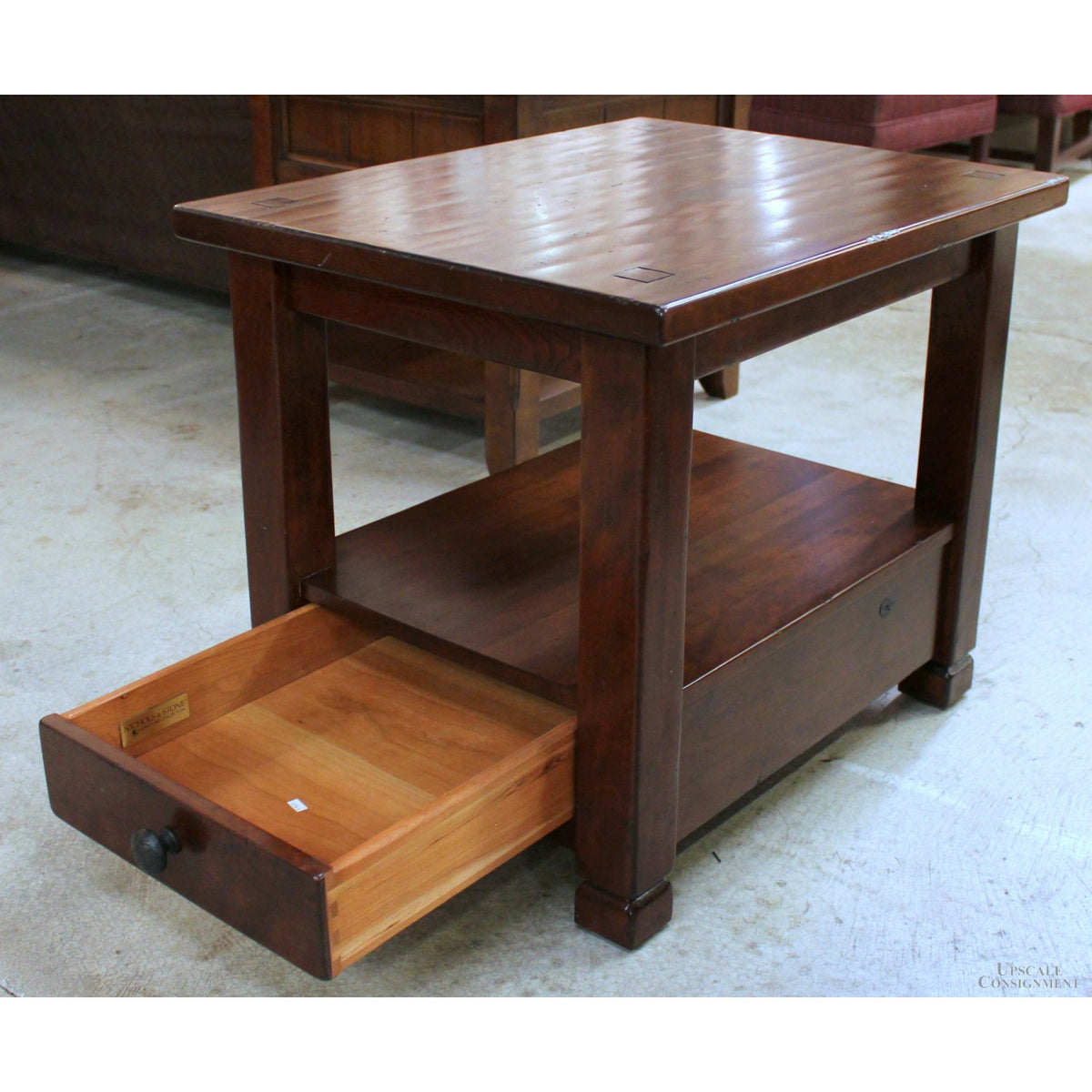 Nichols & Stone End Table w/Drawer