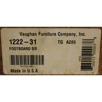 Vaughn Furniture Co. Queen Size Panel Bed