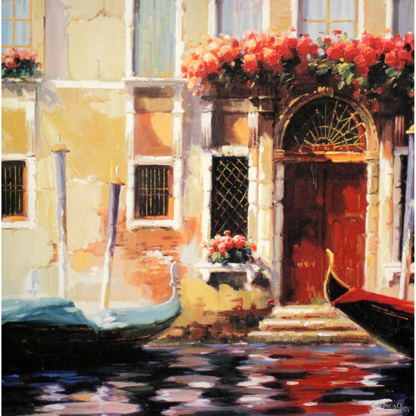 Framed Print 'Venetian Gondolas II' By Marcelo Silva