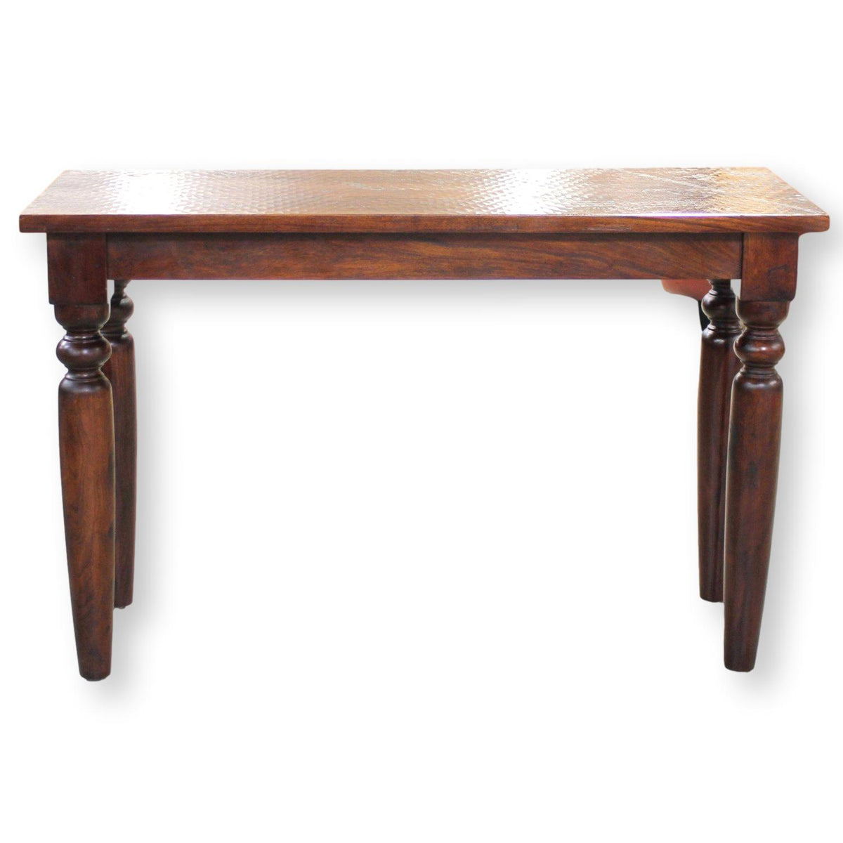 Hand Hewn Wood Sofa Table