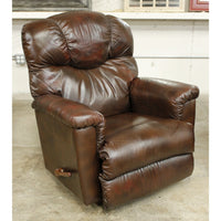 La-Z-Boy Brown Leather Rocking Recliner