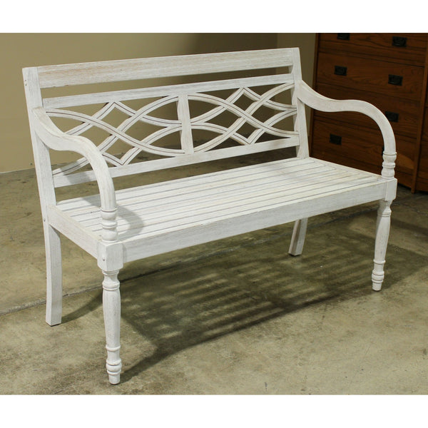 Ballard Designs 'Ceylon Whitewash' Bench