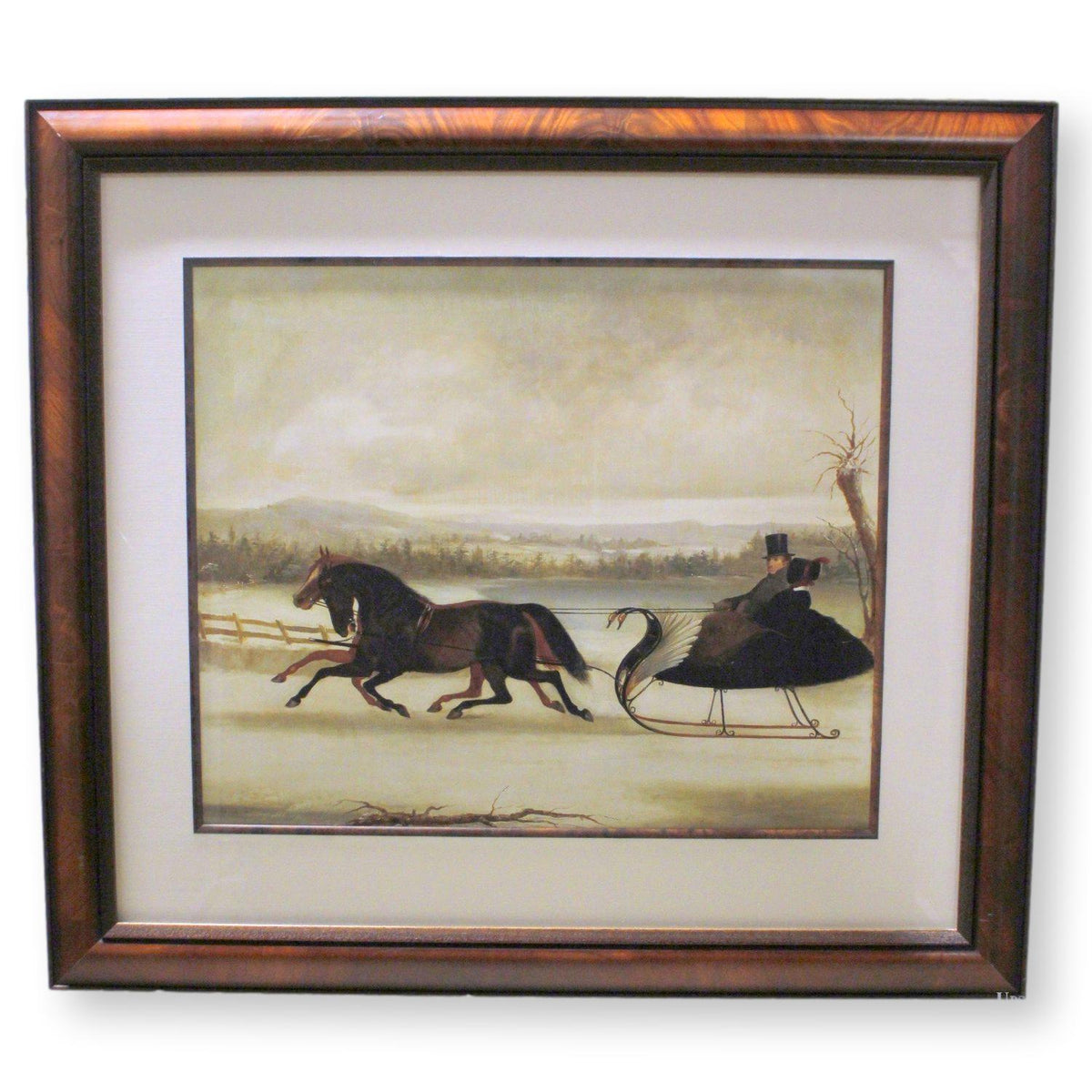 Framed Print Sleigh Ride