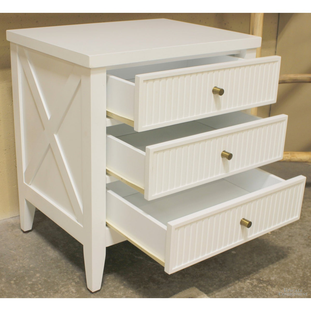 White 3 Drawer Chest