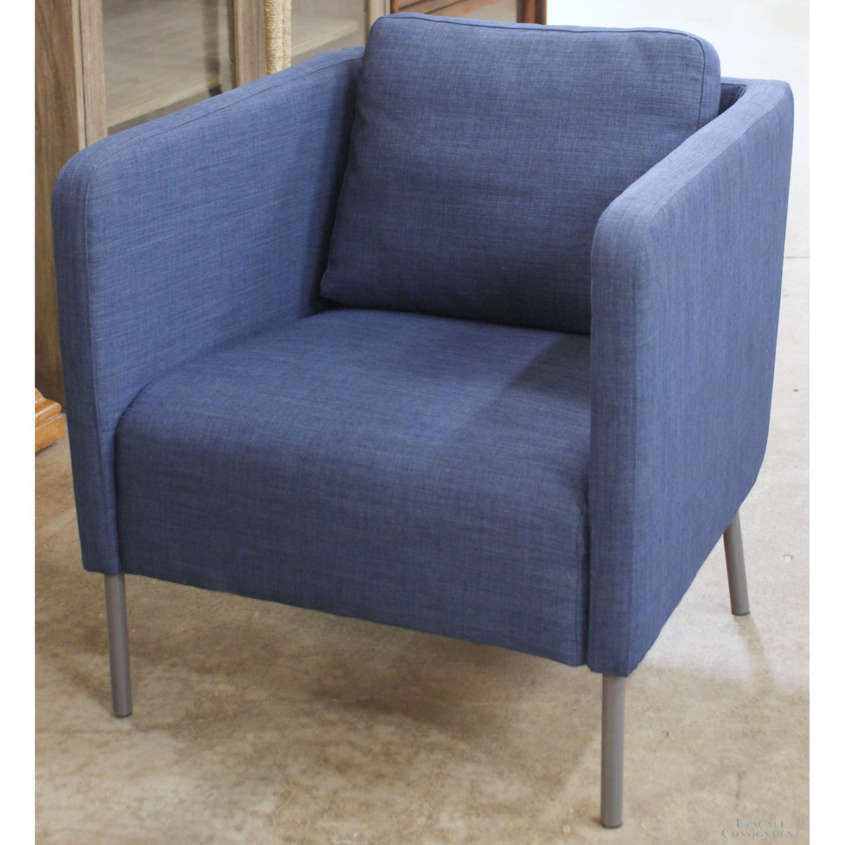 Modern Blue Accent Chair