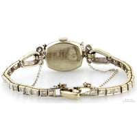 Vintage Rolex 14K White Gold 1.58ctw Diamond Cocktail Watch