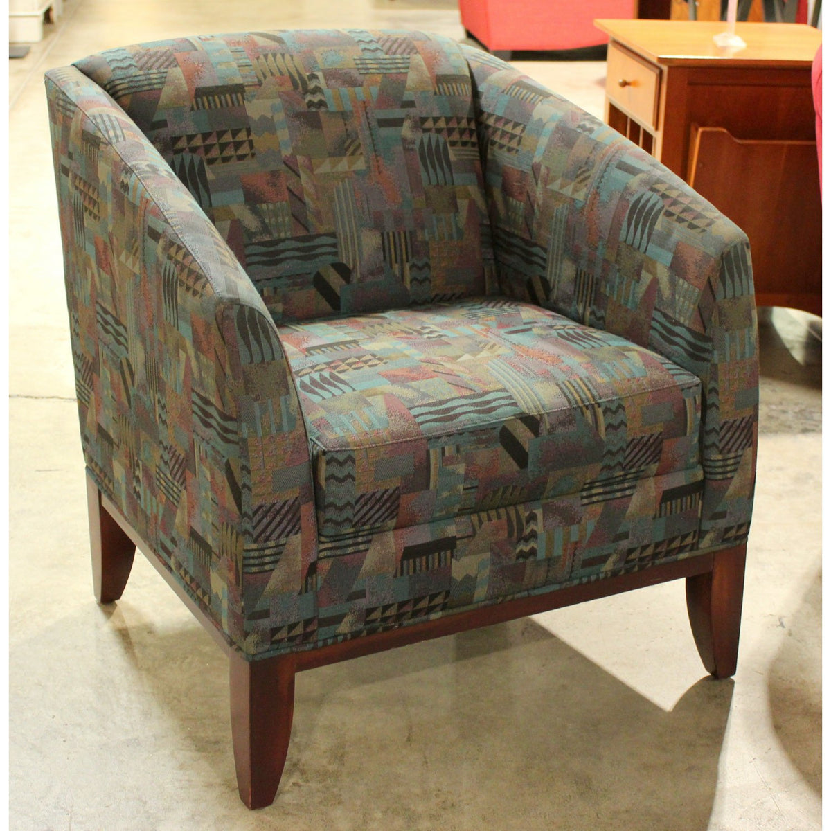 Bernhardt Geometric Accent Chair