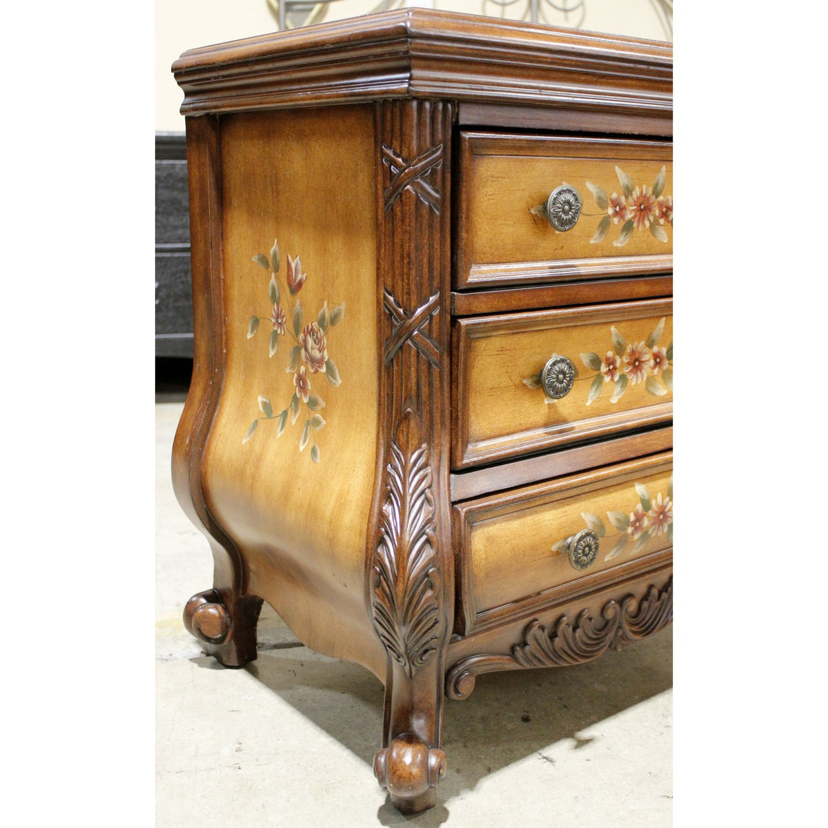 3 Drawer Handpainted Nightstand
