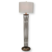 Copper Tone Floor Lamp