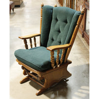 Oak Glider Chair w/Cushion