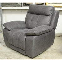 Voilino Dark Gray Power Recliner w/Adj. Headrest