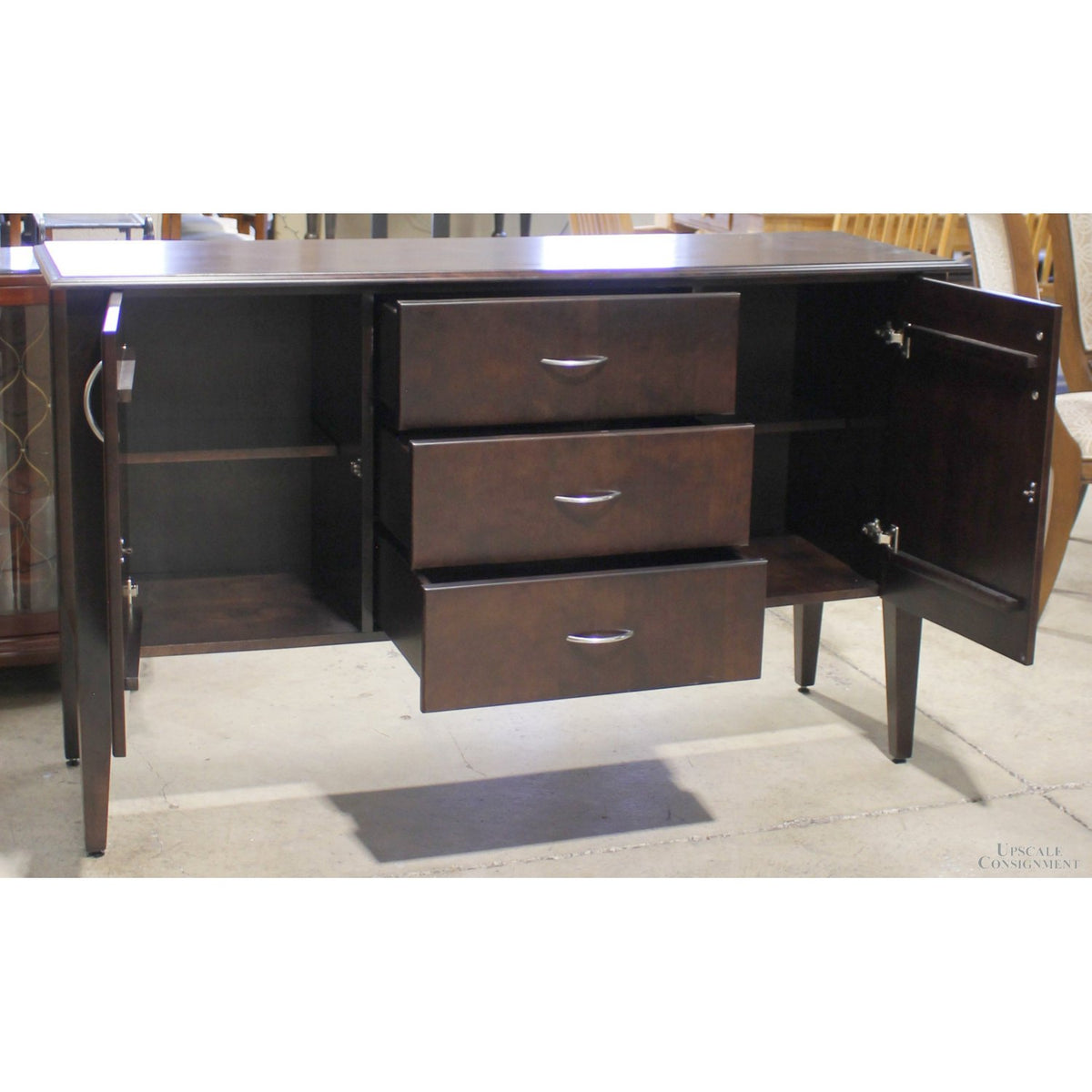 BDM Furn. Inc. Dark Cherry Sideboard