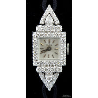 1950s Elgin 14K Gold .75ctw Diamond Watch - Swiss 17J Wind-Up