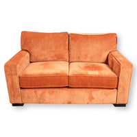 Pacific Furniture Coral Orange Loveseat