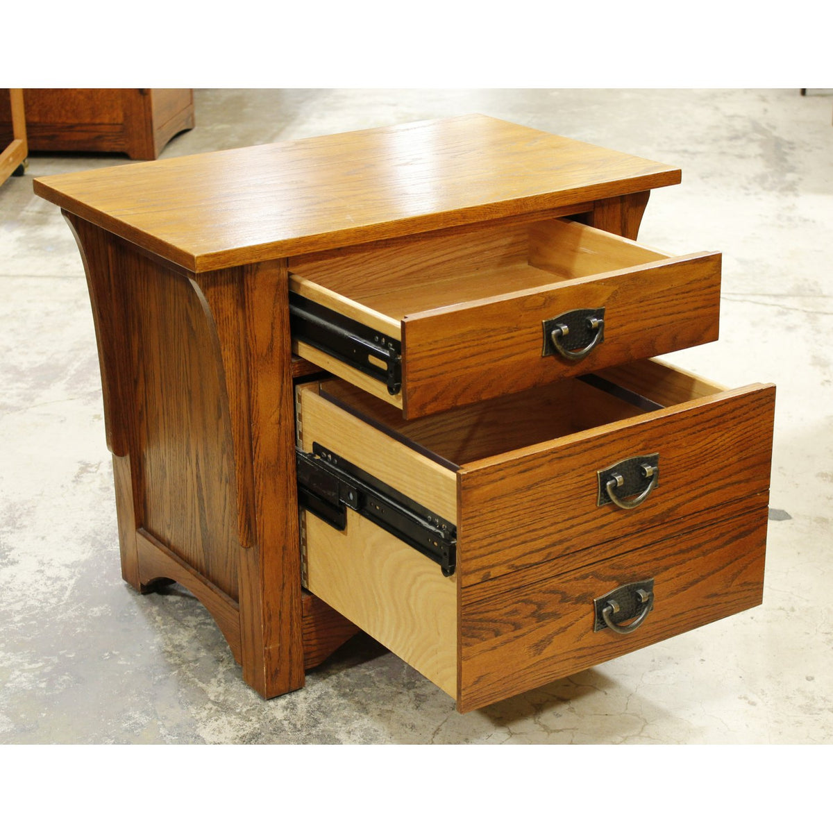 Mission Oak File Cabinet w/Drawer
