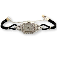 1950s Elgin 14K Gold .75ctw Diamond Watch - Swiss 17J Wind-Up