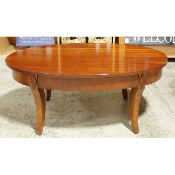Oval Cherry Coffee Table