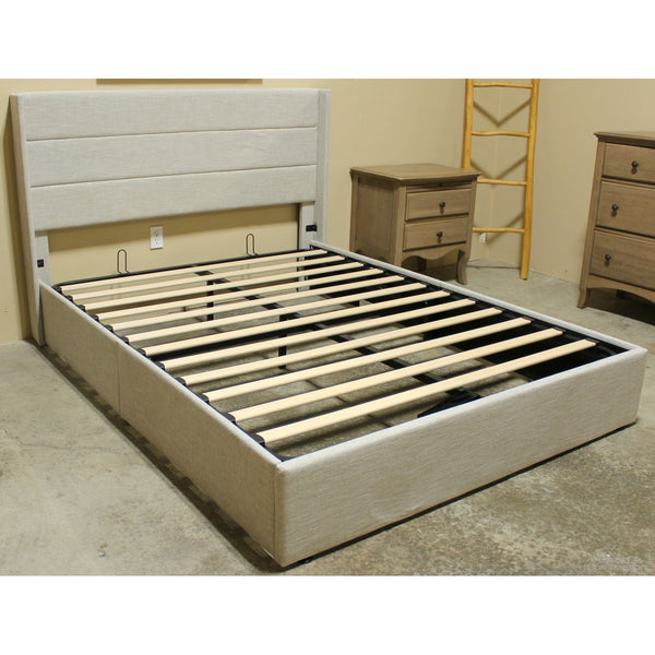 Upholstered Queen Platform Bed