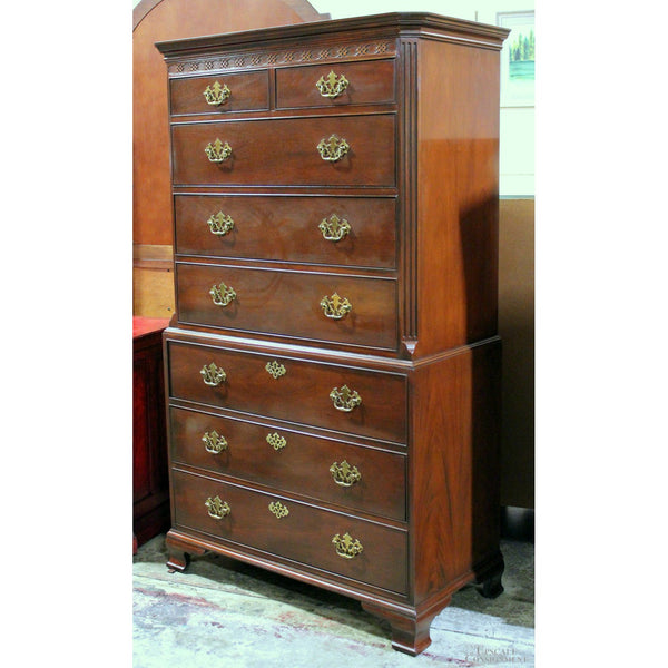 Baker Furniture Mahogany Chest on Chest