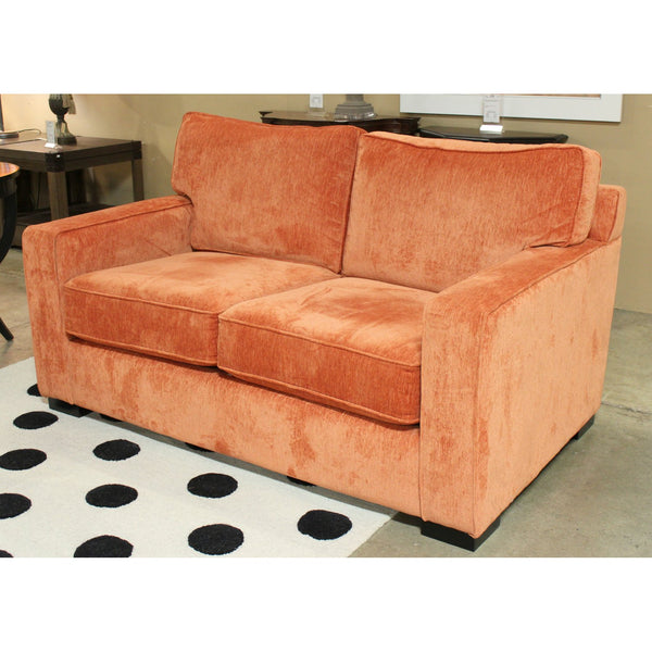 Pacific Furniture Coral Orange Loveseat