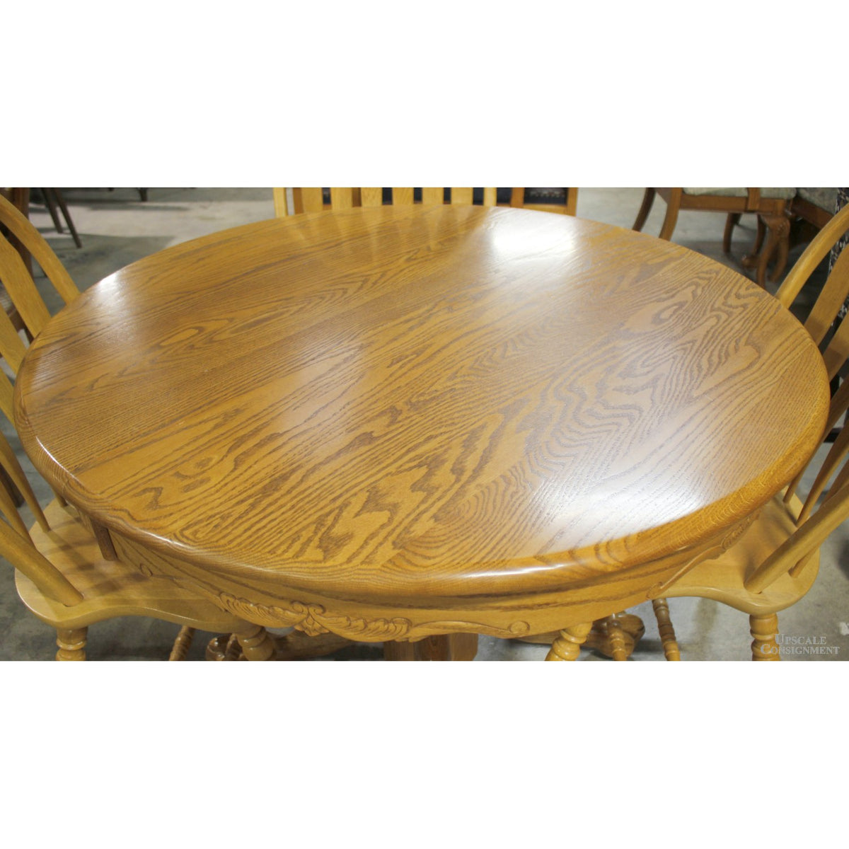 Shin-Lee Cal Oak Dinette Table w/4 Chairs