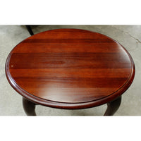 Queen Anne Oval End Table