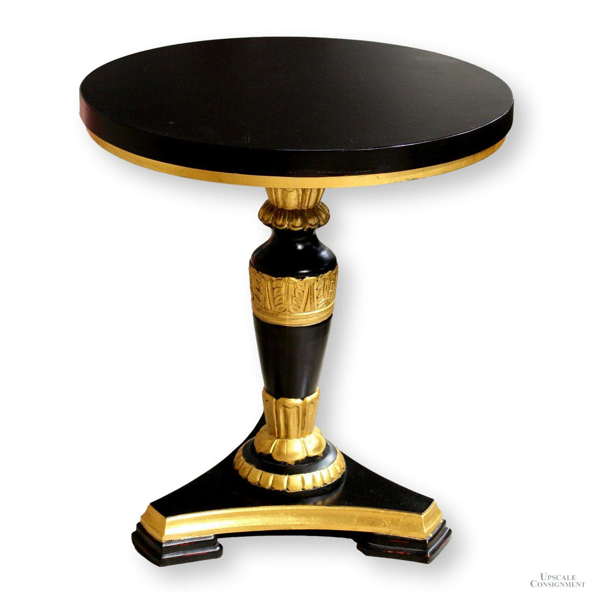 Black & Gold Accent Table