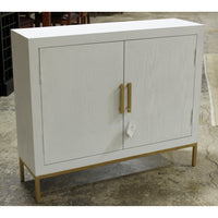 Uttermost White 2-Door Cabinet