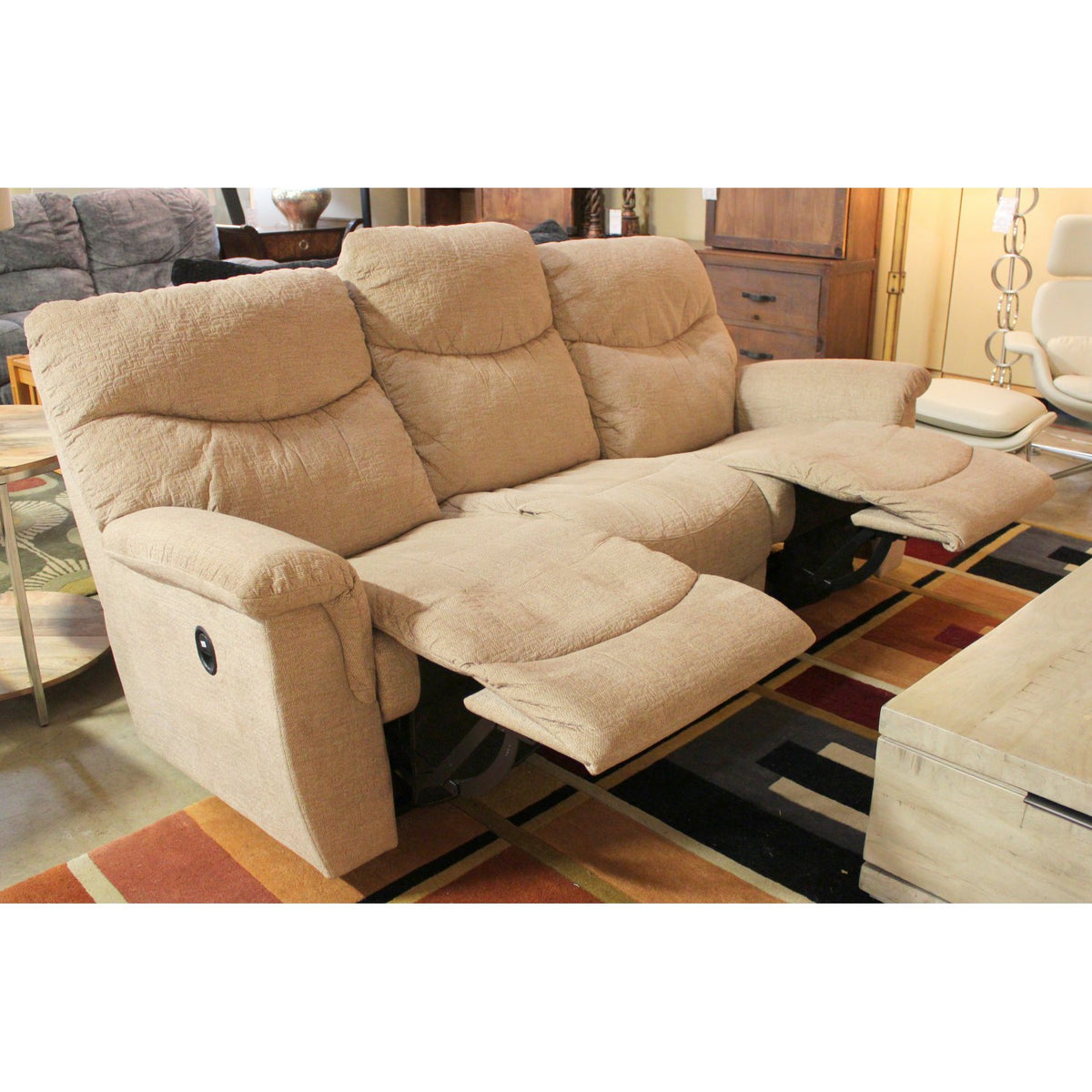 La-Z-Boy Oatmeal Dual Reclining Sofa