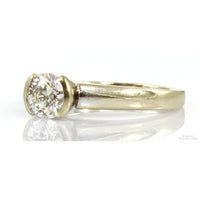 .71ct Diamond Engagement Wedding 14K White Gold Ring