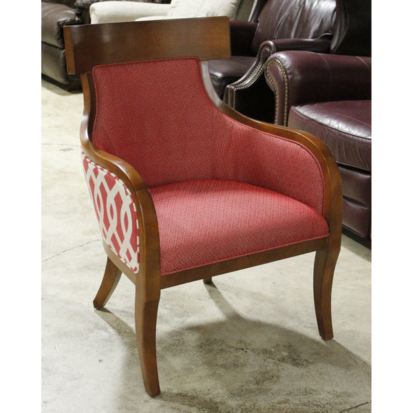 CR Laine Two-Tone Red Accent Chair