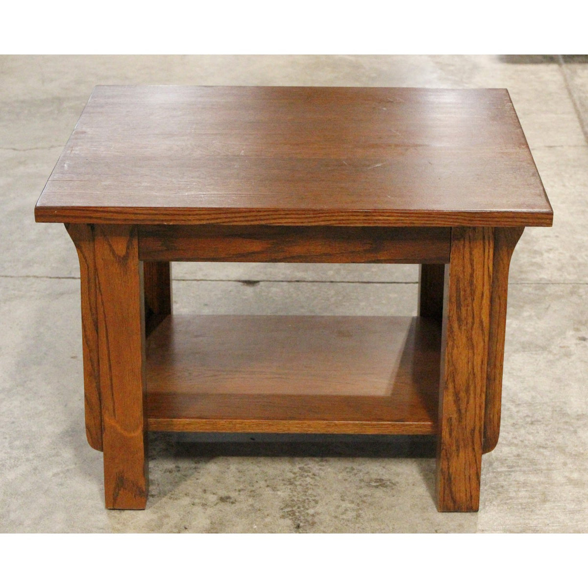 Oak Mission End Table