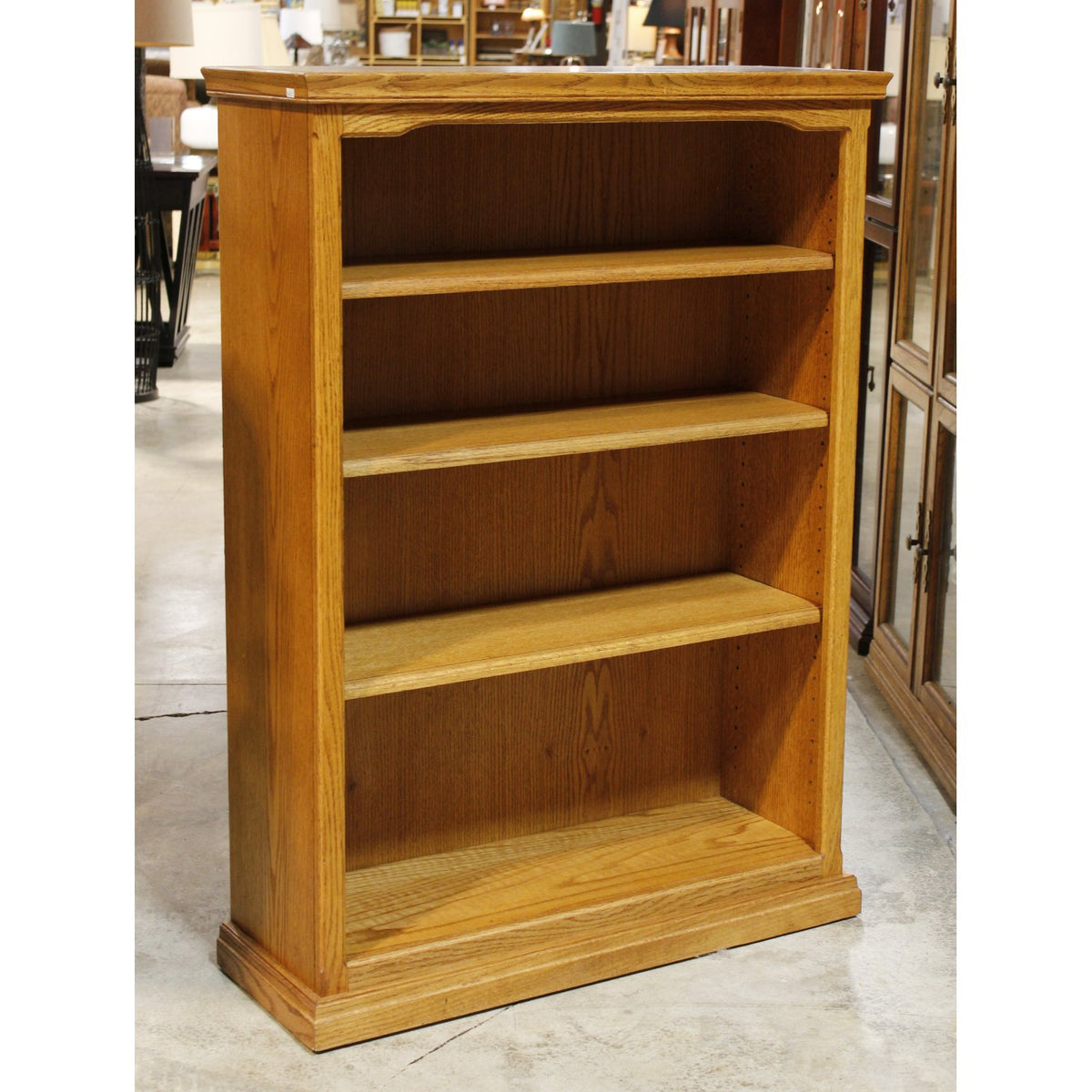 4' Oak Bookcase