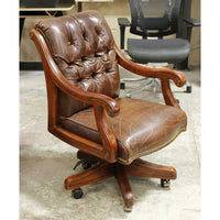 Tufted Leather Executive Chair