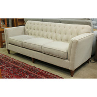 La-Z-Boy Oatmeal Tufted Sofa