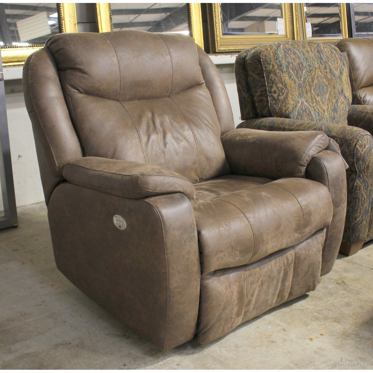 Stanton Large Power Recliner w/Adj. Headrest